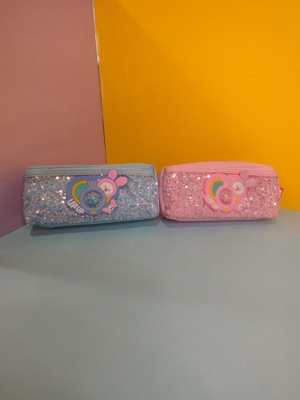 جامدادی فانتزی پولکی کد h109