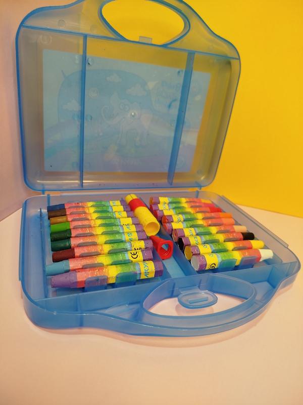 پاستل روغنی آریا ۱۸ رنگ جعبه پلاستیکی