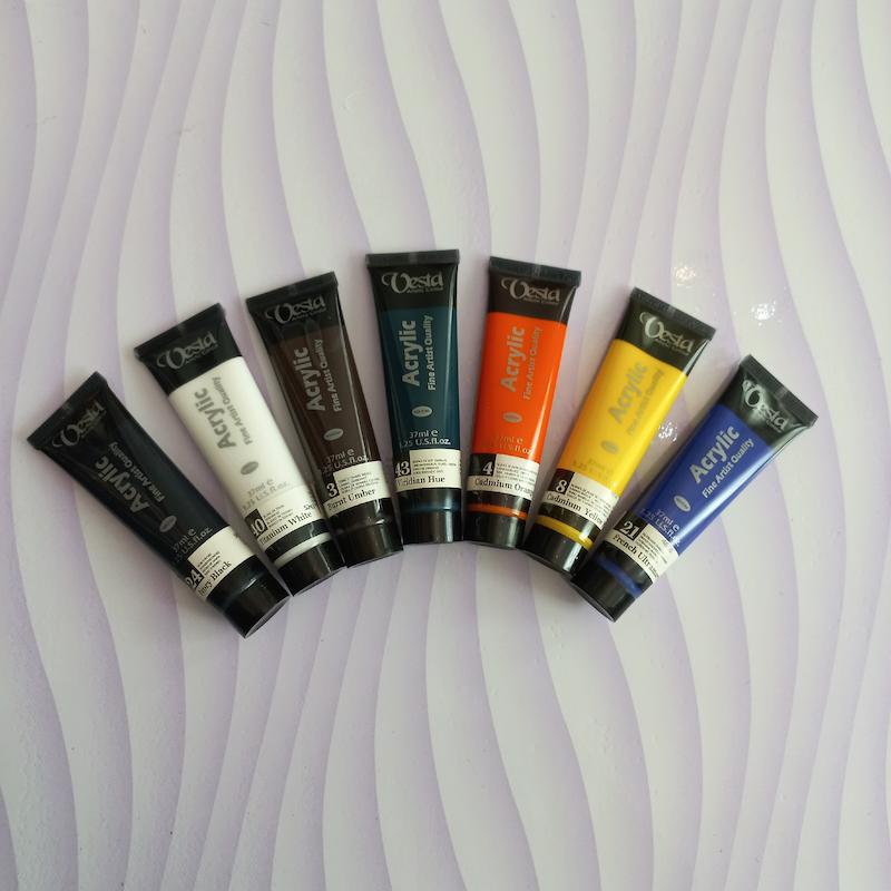 رنگ اکرولیک ۳۷ میل وستا