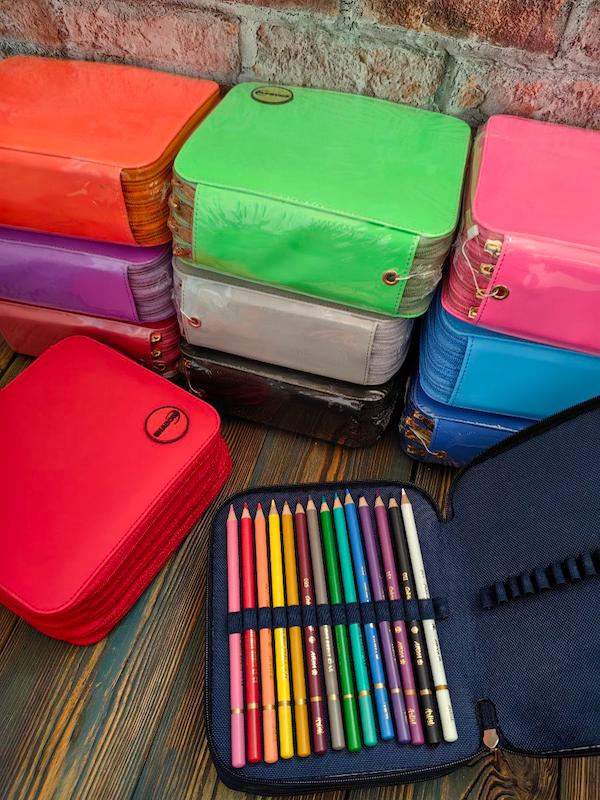 کیف مدادرنگی ۱۲۰تایی شدو