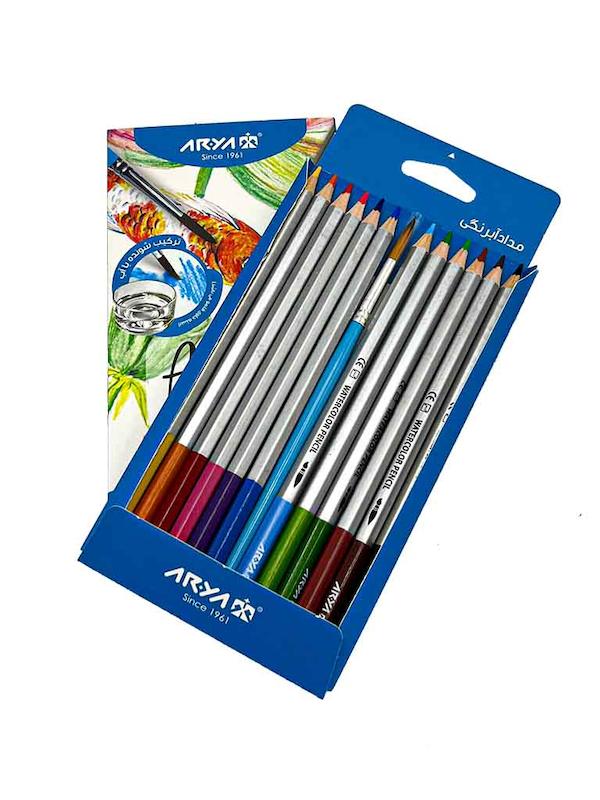 مدادرنگی ابرنگی اریا ارتیست ۱۲ رنگ جعبه مقوایی