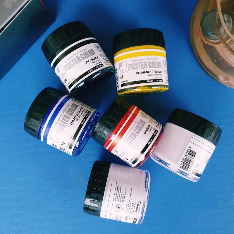 گواش شین هان ۶ رنگ