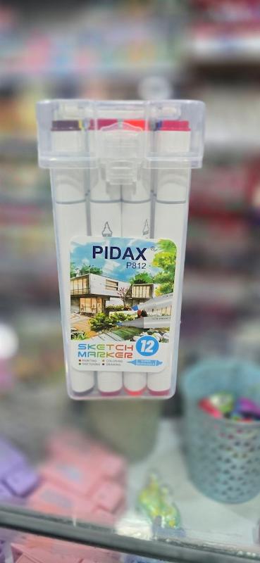 مارکر 12 رنگ پیداکس 