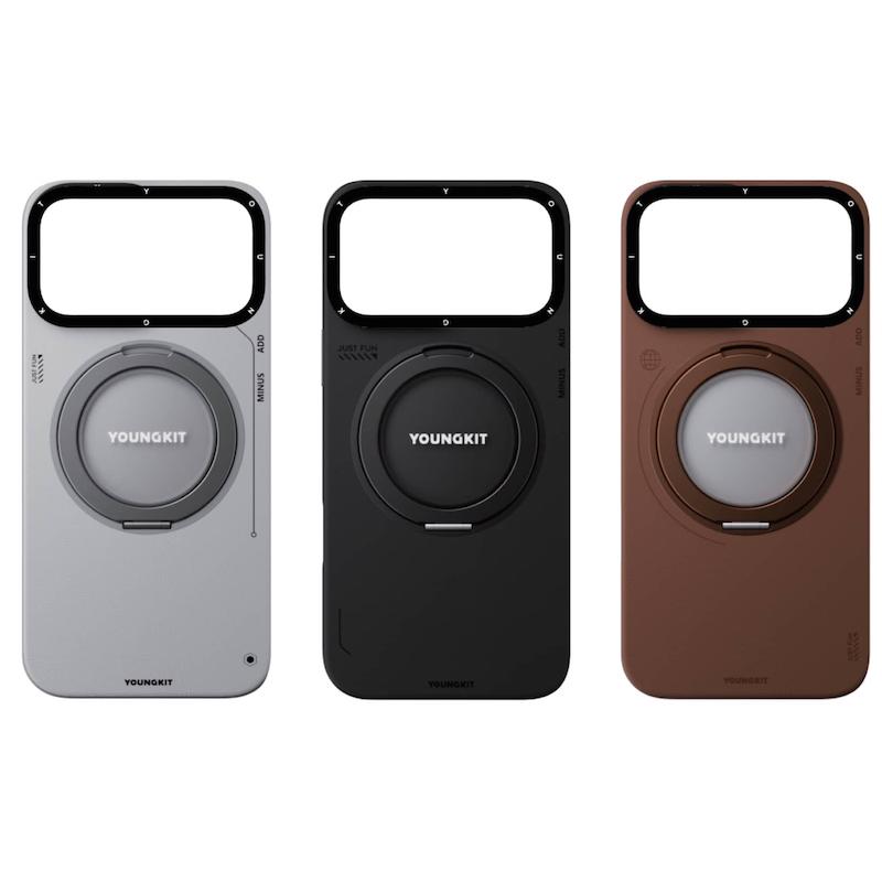 قاب Youngkit یانگ کیت Leather 360 Rotation Ring Stand Case Magsafe آیفون
