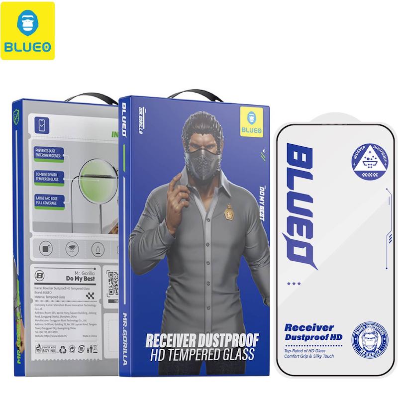 گلس ، محافظ صفحه بلو ضد گرد و غبار Blueo Receiver Dustproof HD Glass Iphone