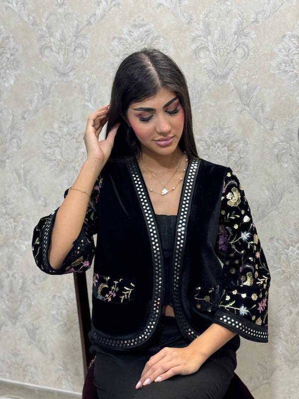 کت مخمل دوزی