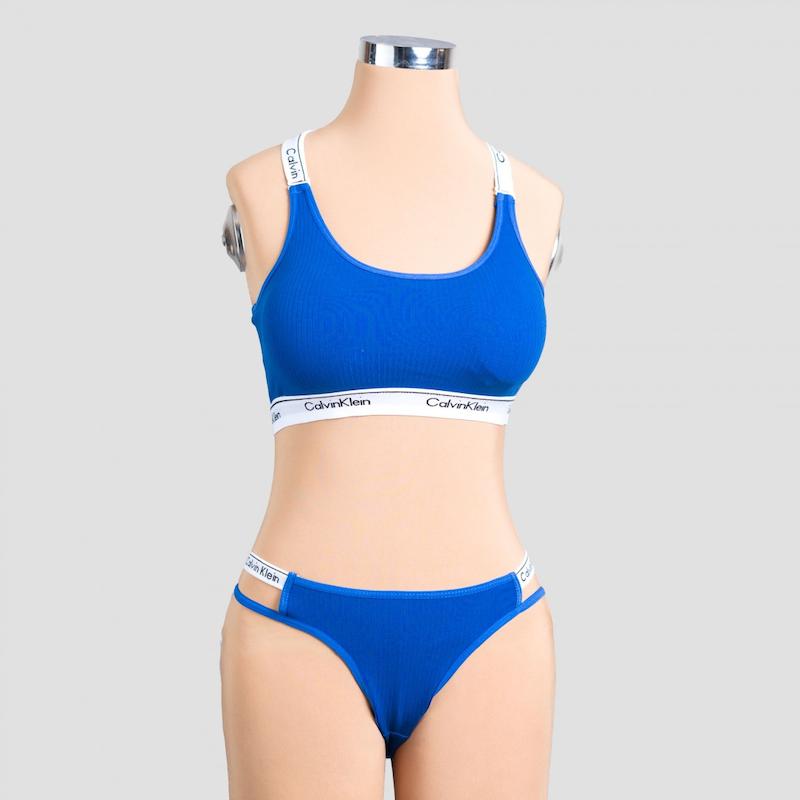 ست نیم تنه و شورت فانتزی طرح CALVIN KLEIN برند EMA