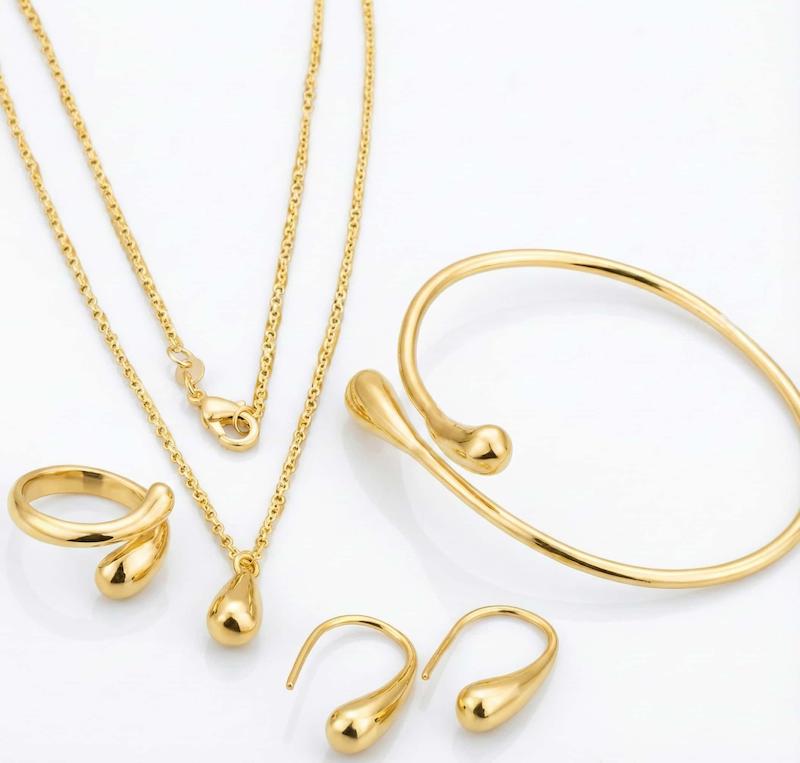 ست جواهرات قطره