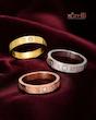 انگشتر زنانه آناهید | نگین‌دار همراه با اعداد رومی