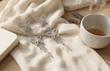 گوشواره زنانه تارا | مدل پاپیون آبشاری