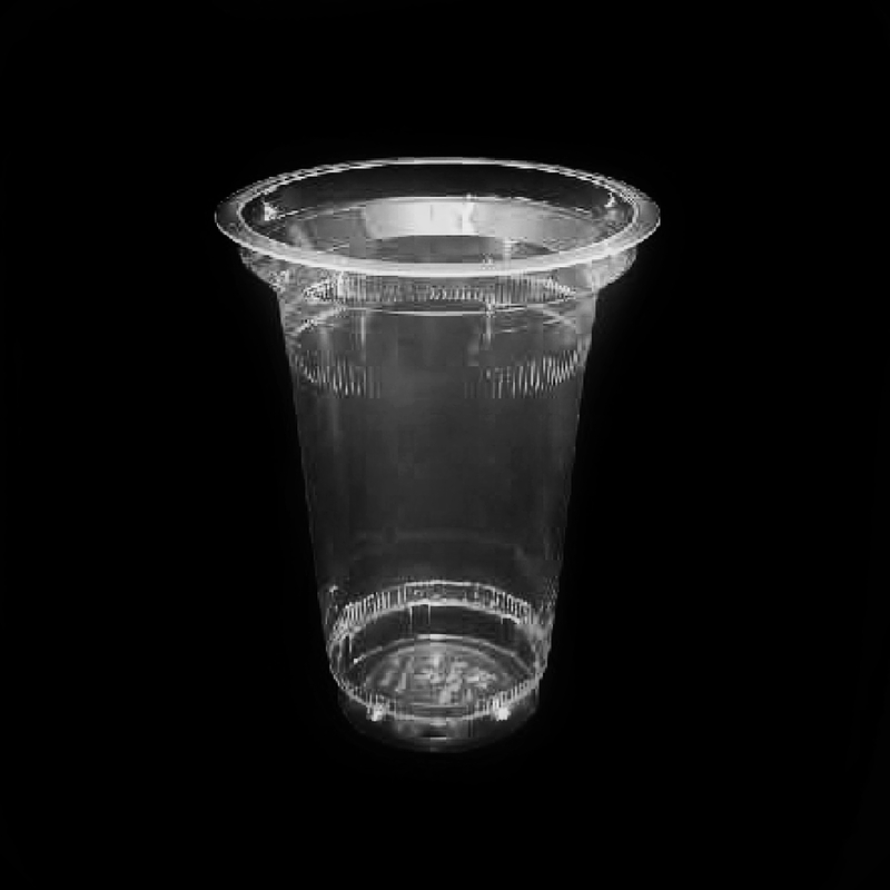 لیوان یکبارمصرف پلاستیکی پ پ آبمیوه مک باریک350cc،بسته300عددی