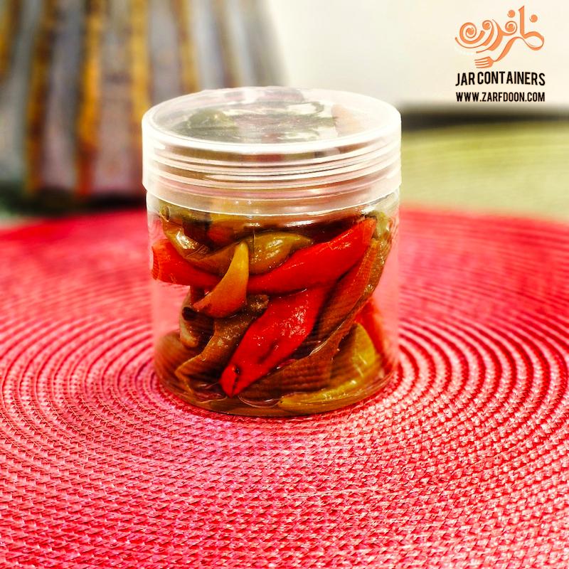 جار پلاستیکی پت PET استوانه ای 250 سی سی
