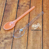قاشق کافه بلند یکبارمصرف شفاف رنگی
