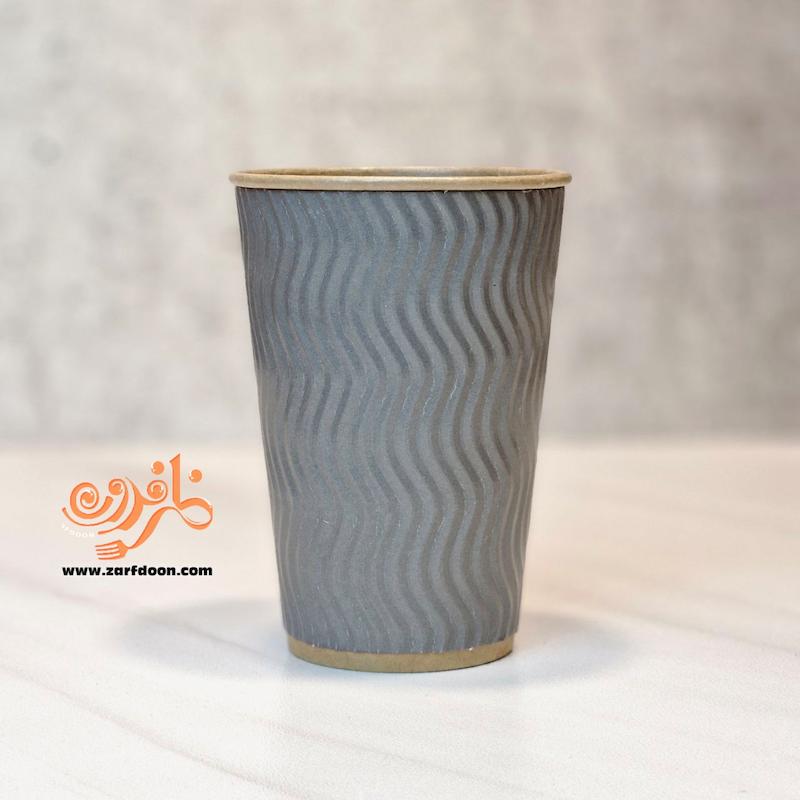 لیوان کاغذی سه جداره بیرون بر در دار