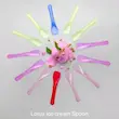 قاشق کوچک یکبارمصرف رنگی