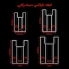راهنمای انتخاب سایز نایلکس دسته دار