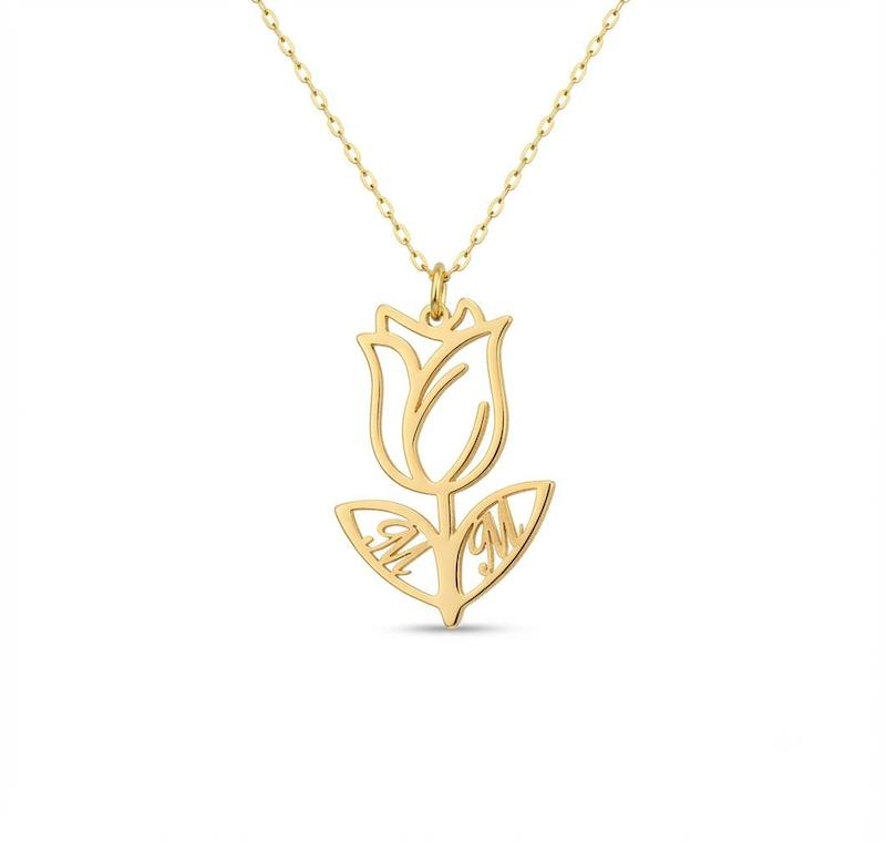 اویز طرح گل لاله
