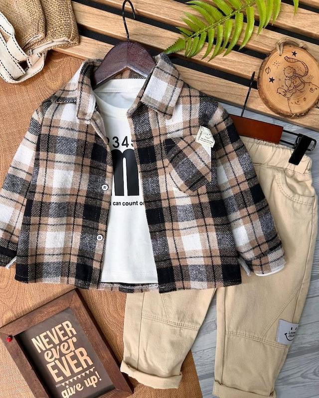 ست 3 تیکه اسپرت پسرانه (3 تا 7 سال)