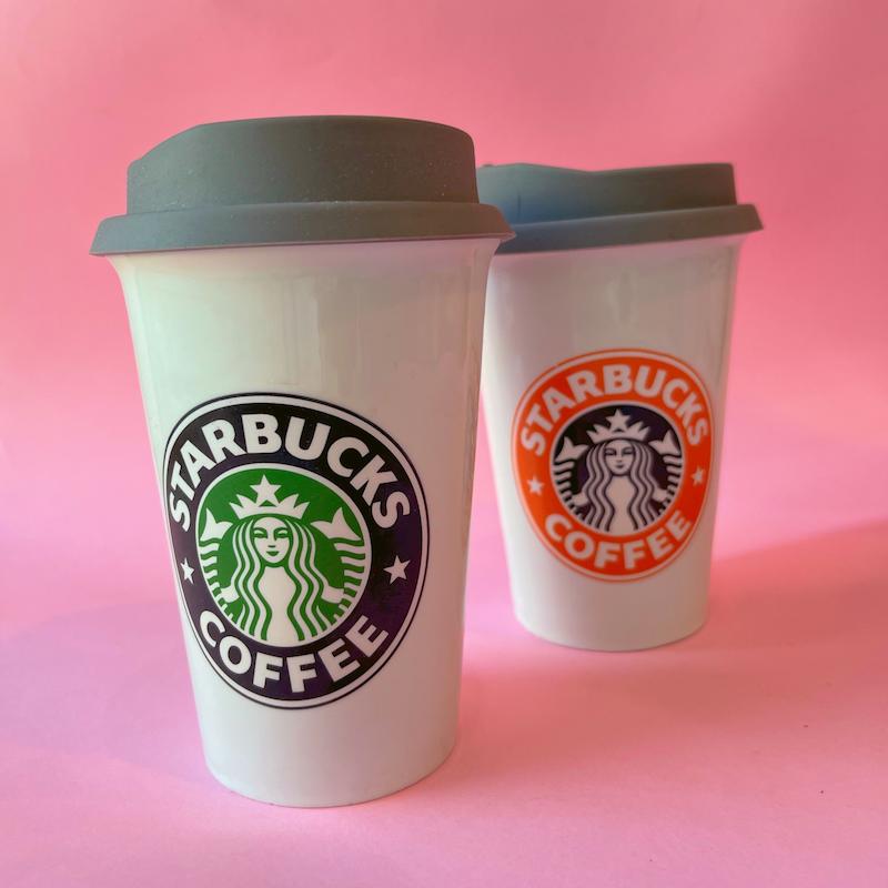 ماگ درب دار استارباکس 