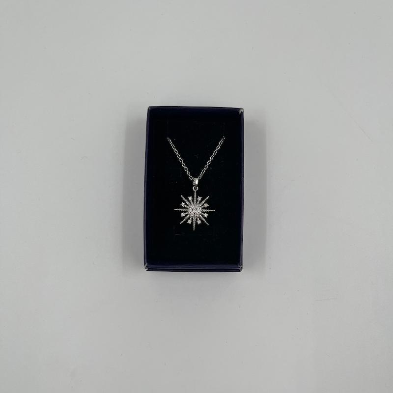 گردنبند گوله برف جواهری