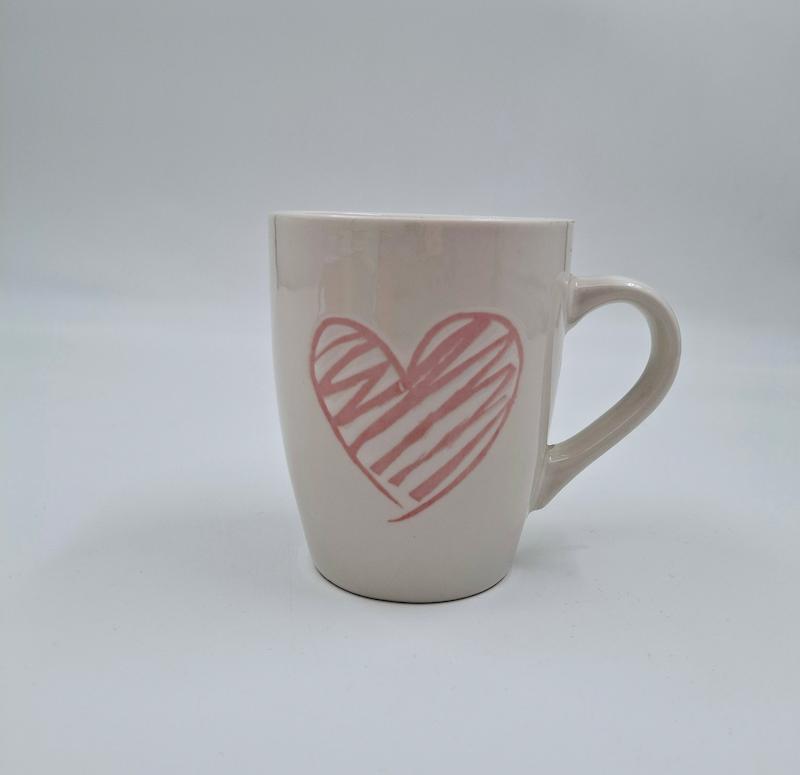 ماگ قلب صورتی