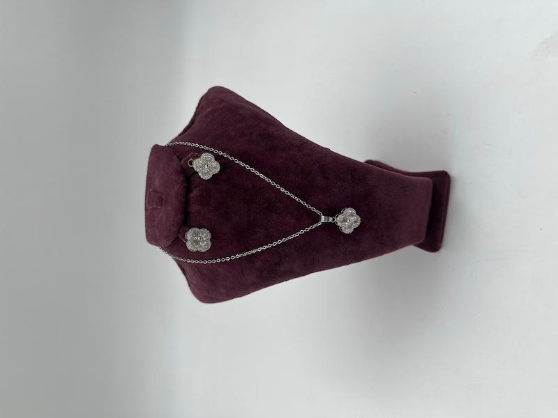 نیم ست ونکلیف جواهری 