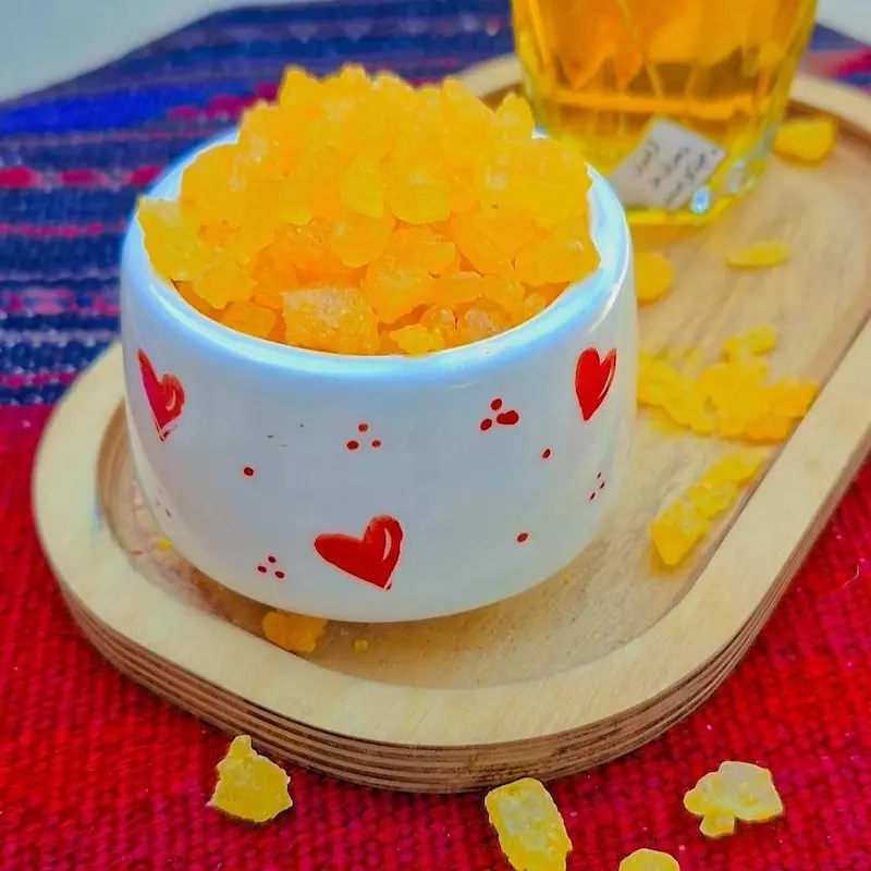 نبات نگینی لوکس زعفرانی (دوز متوسط زعفران)