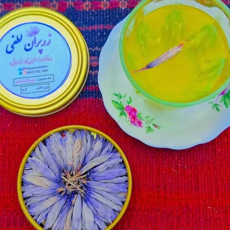 غنچه کامل گل زعفران 😍