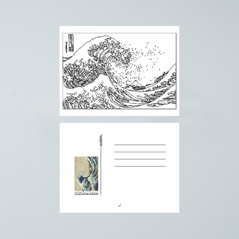 مجموعه کارت‌پستال رنگ‌آمیزی - C2