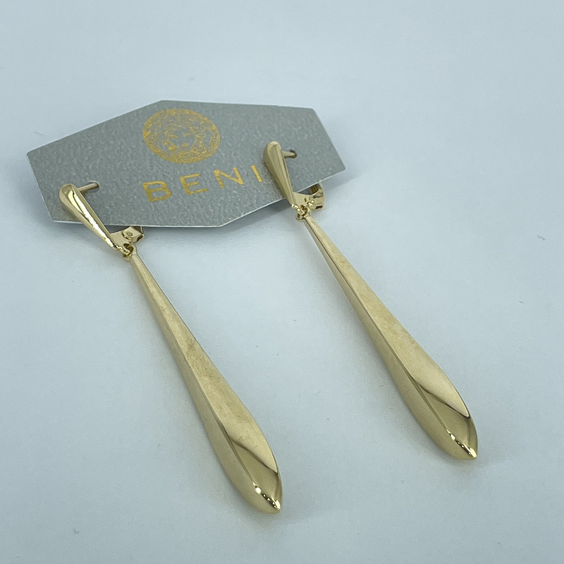 گوشواره مخروطی طلا آکوا کد ۲۱۱۵