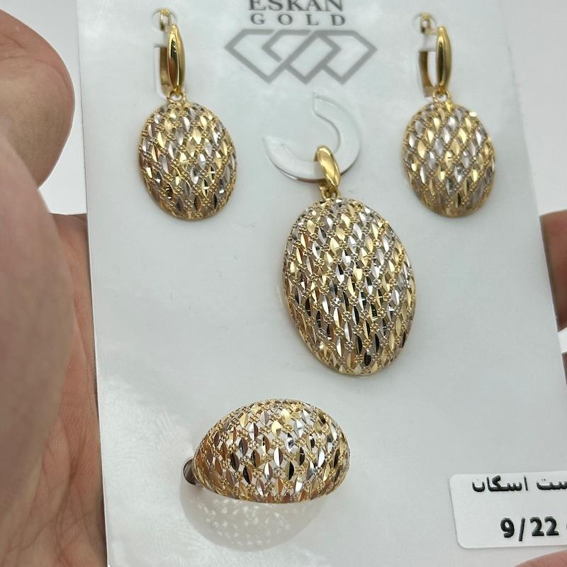 ‌نیمست تراش اسکان بیضی طلا کد ۲۴۴۴