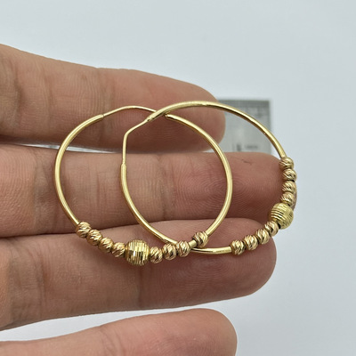 ‌گوشواره حلقه ای البرنادو طلا کد ۲۵۸۰