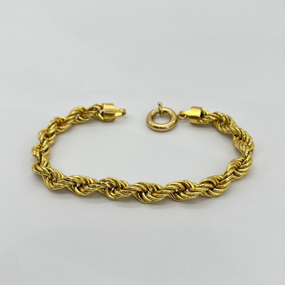 دستبند طنابی طلا کد ۲۹۲۰