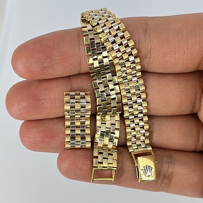 دستبند رولکس با انگشتر طلا کد ۳۰۴۱