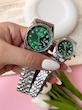 ساعت مچی ست و تک رولکس دیت جاست سبز