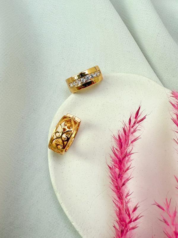 گوشواره حلقه نگیندار ژوپینگ