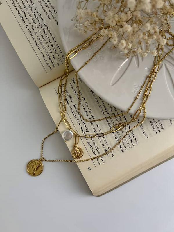 گردنبند سه رج الیزابت