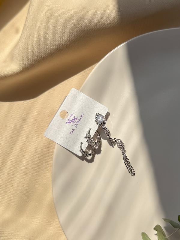 پک گوشواره اشک نگیندار