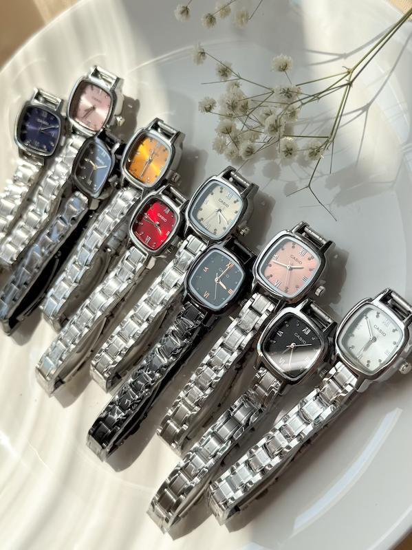 ساعت زنانه کاسیو مربعی Casio