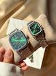 ساعت کاسیو اولدمانی casio old money ( صفحه سبز زمردی )