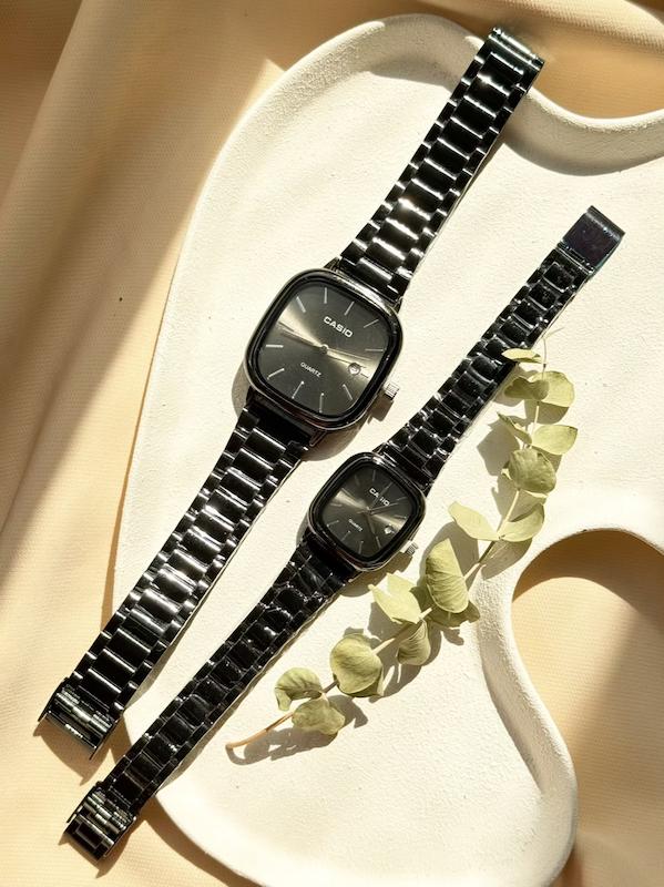 ساعت کاسیو اولدمانی casio old money ( تمام مشکی )