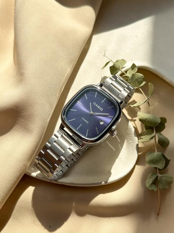 ساعت کاسیو اولدمانی casio old money (صفحه سورمه ای )