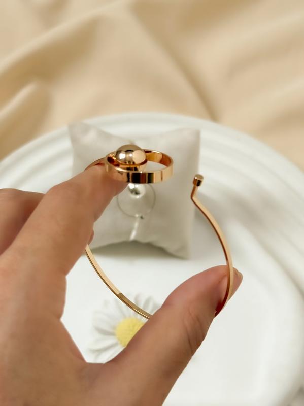 دستبند بنگل گوی و حلقه 