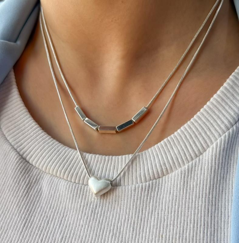 گردنبند دولاین قلب