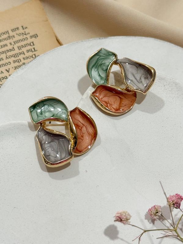 گوشواره میناکاری نیلا1