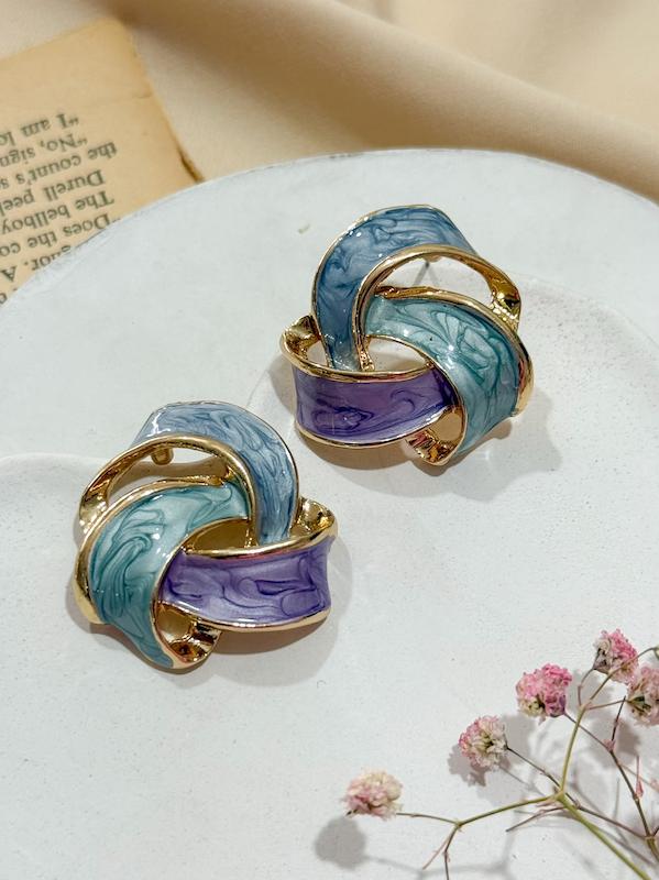 گوشواره میناکاری روشا3