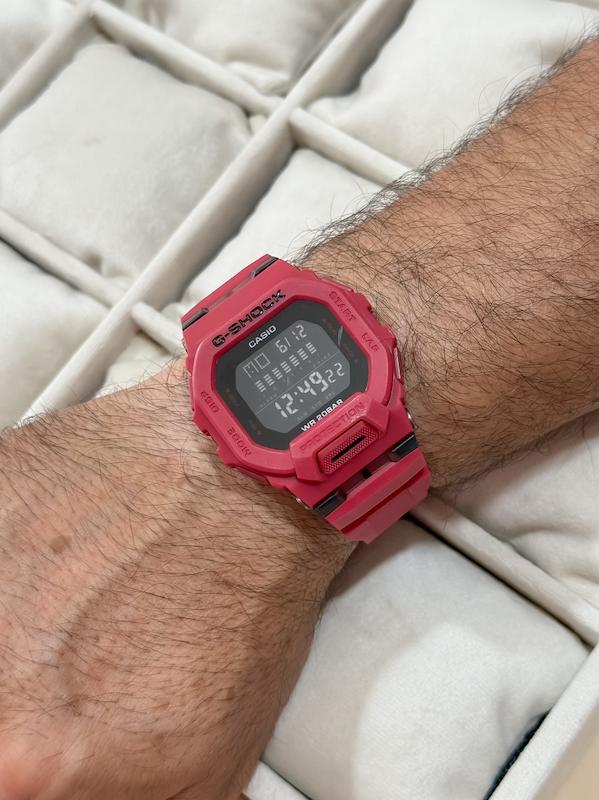 ساعت مردانه جی شاک G-SHOCK ( زرشکی )