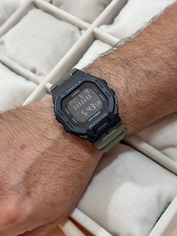 ساعت مردانه جی شاک G-SHOCK ( مشکی بند لجنی )