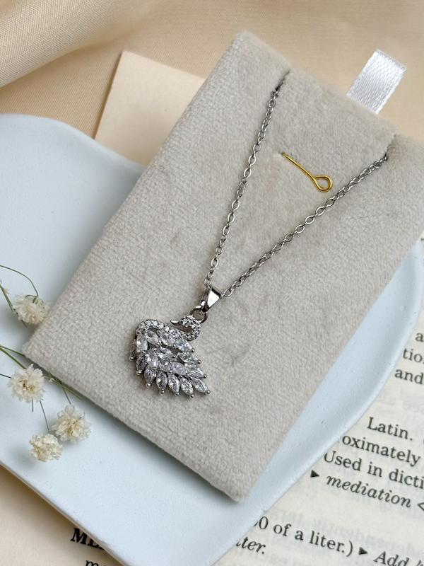 گردنبند جواهری زنانه قو 