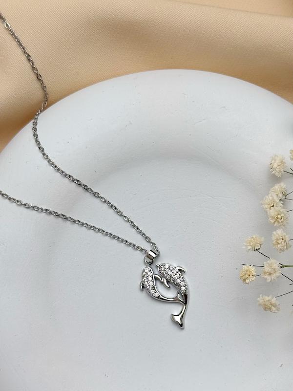 گردنبند جواهری ماهی